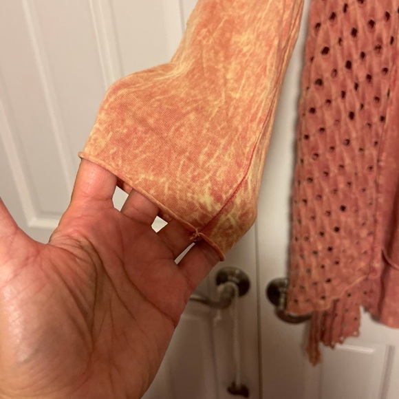 MONO B SUPER FLOWY BOHO STYLE TOP SZ MED - Picture 6 of 7